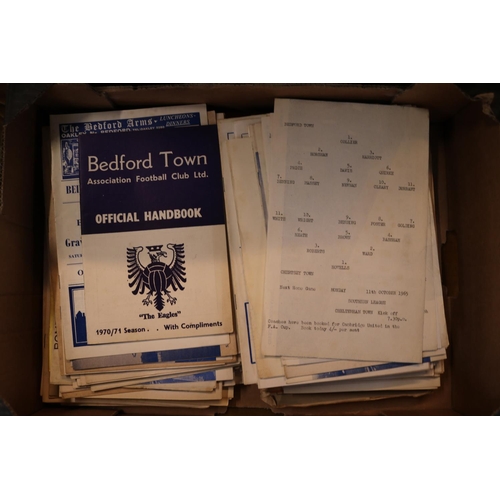 372 - Collection of Bedford Town 1960s Programmes and a collection of Bedford RUFC 1970s Programmes