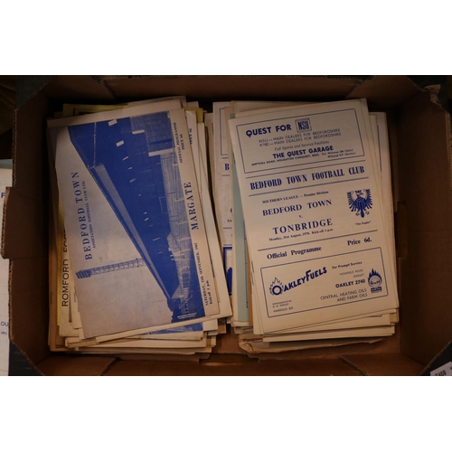 372 - Collection of Bedford Town 1960s Programmes and a collection of Bedford RUFC 1970s Programmes