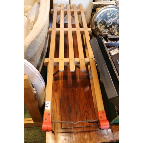 377 - Gloco Davoser West German Wooden sled