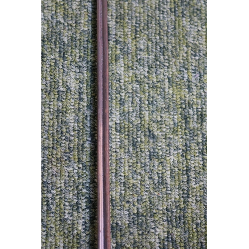 381 - Late 19thC Sword Stick with brass ferrule and a Art deco Duck Handled Stick