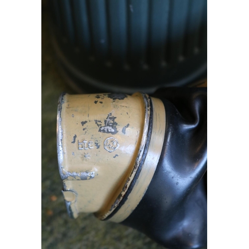 390 - WW2 German Gas Mask in Tin FE42