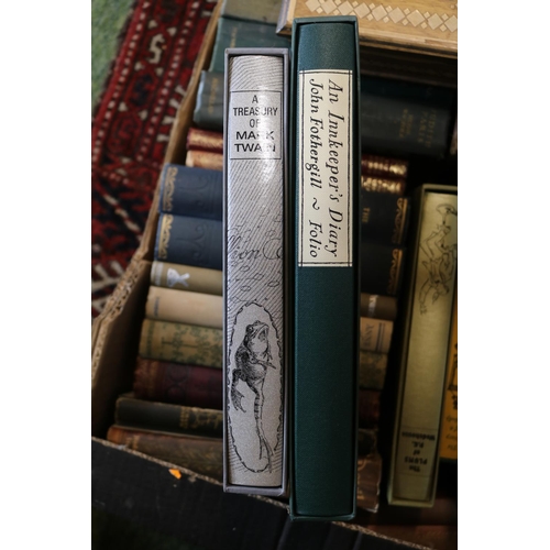 416 - Collection of assorted Folio and other books to include The Magic of Skye by W A Poucher