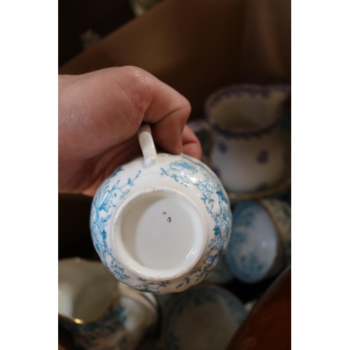 421 - Box of assorted Ceramics to include Edwardian Tea set, Toby Jug etc.