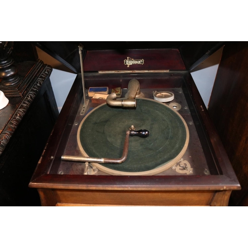 694 - Excelsior Gramophone in Mahogany case