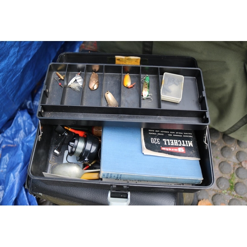 714 - Collection of assorted Coarse Fishing Items to include Seat Box, Trolley etc.