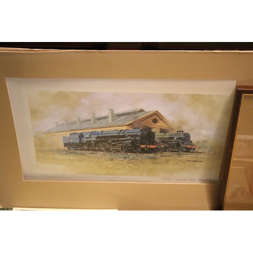 109 - Large collection of signed and unsigned David Shepherd prints and literature.