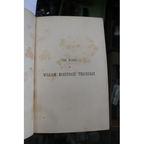 52 - The Works of William Makepeace Thackeray in Twenty Two Volumes Published by Smith, Elder & Co 1869. ... 