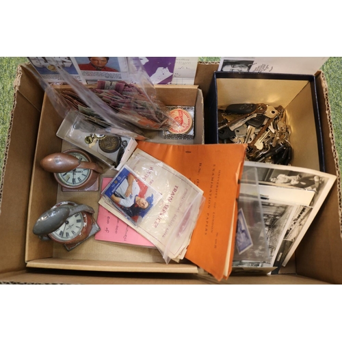 136 - Collection of assorted Bygones to include 2 Chronomaster Stamps, Bus Tickets, Stamps etc.