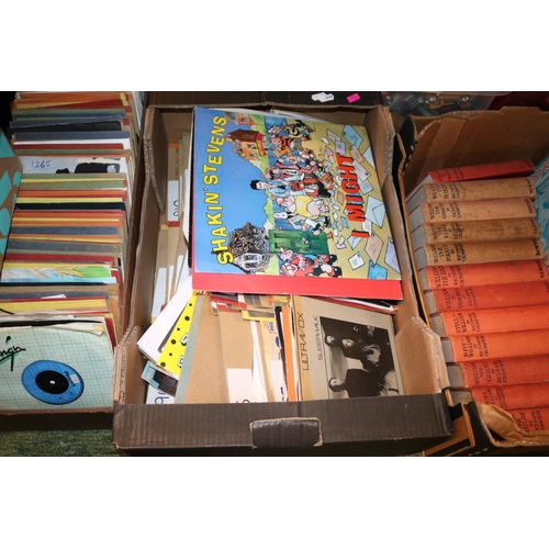 235 - 2 Boxes of assorted Vinyl Singles to include Stevie Wonder, Kim Wilde etc