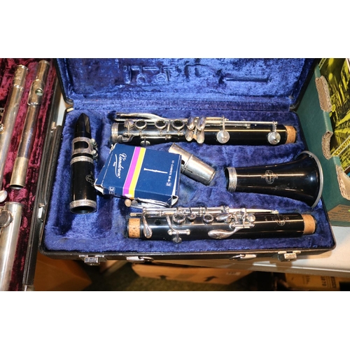 241 - Cased Buffet E Flute and a Cased Buffet of Paris Clarinet