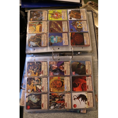 268 - 2 Folders of Dungeons and Dragons Trading Cards and Hidden Realms