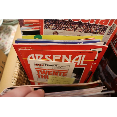 279 - Collection of Arsenal Football programs Mainly 1970s and 80s