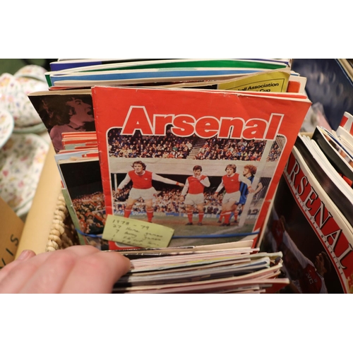 279 - Collection of Arsenal Football programs Mainly 1970s and 80s