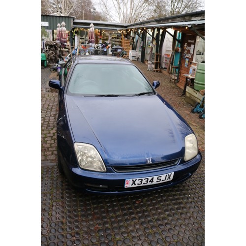 744 - Honda Prelude 2.0l Auto 2 Door Blue 122k Miles No MOT V5 Present 1 Key New Battery Running