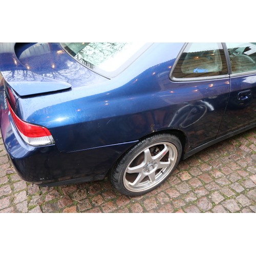 744 - Honda Prelude 2.0l Auto 2 Door Blue 122k Miles No MOT V5 Present 1 Key New Battery Running