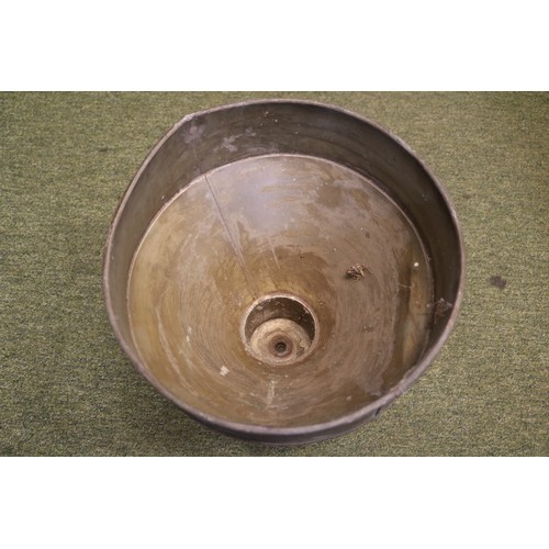 227 - Late 19th century agricultural copper corn funnel.