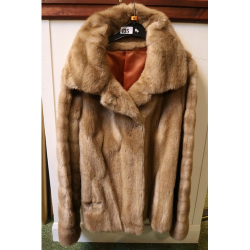 135 - Ladies Astraka Faux Fur Jacket