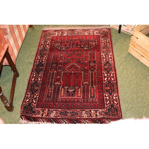 140 - 2 Persian Red Ground rugs