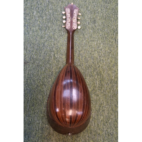 177 - Stridente of Napoli Mandolin with Mother of Pearl and Tortoise shell inlay