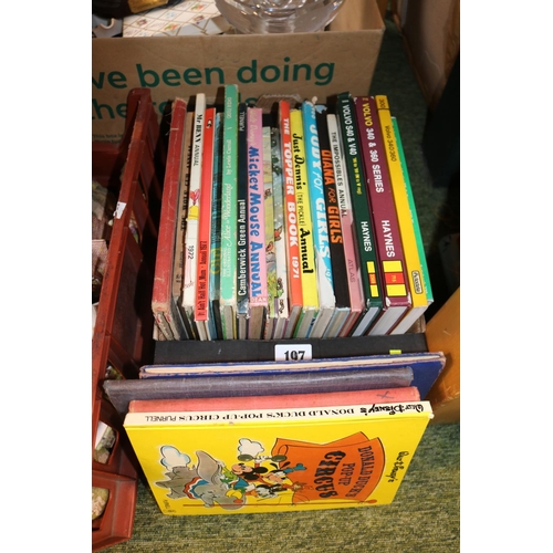 197 - Collection of Children's annuals to include Mickey Mouse, Rupert the Bear etc