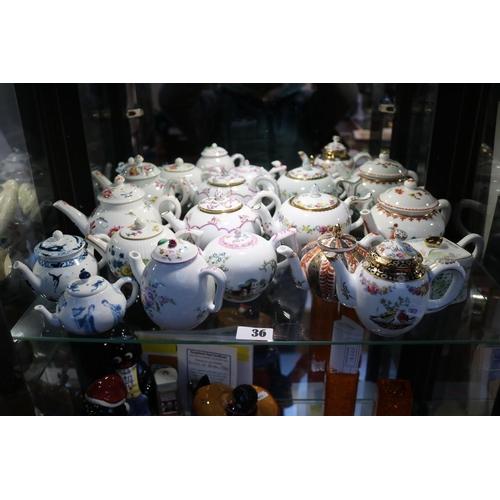 36 - Collection of Victoria & Albert Museum Teapots to include Kangxi, Kyoto, Meissen etc (12)