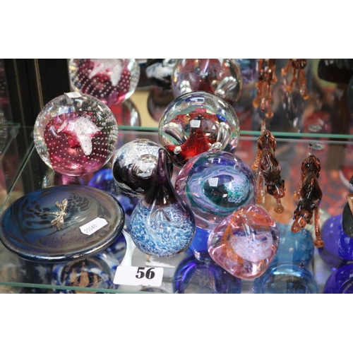 56 - Collection of Glass Paperweights to include Neo Art Glass by K Heaton, Caithness Paperweights and a ... 