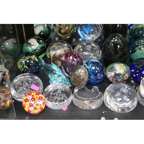 59 - COllection of assorted Glass Paperweights to include Murano, Bohemia etc