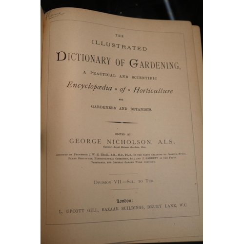 6 - The Illustrated Dictionary of Gardening, An Encyclopaedia of Gardening, George Nicholson 12 Vols 188... 