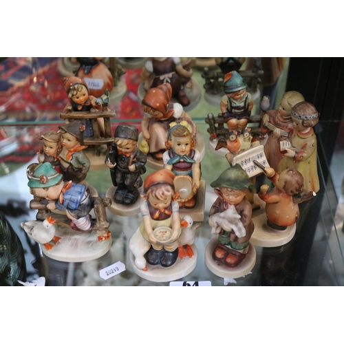 64 - Collection of Hummel Collectors figures