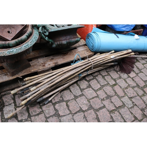 661 - Collection of Chimney sweeping Rods