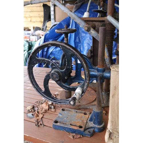 686 - Vintage Flywheel Drill press