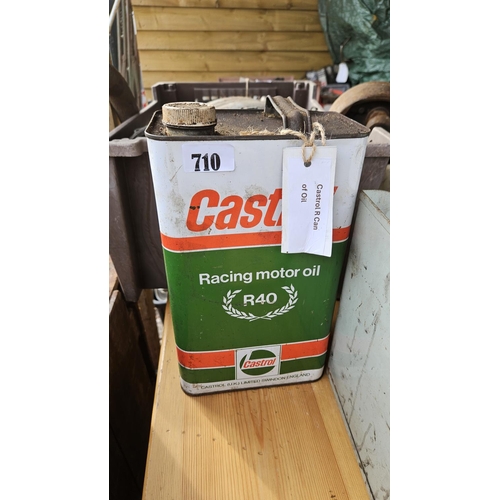 710 - Can of Castrol Racing Motor Oil R40