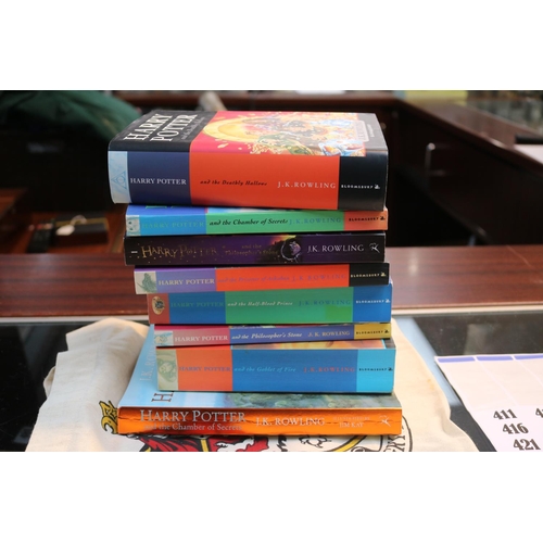 17 - Collection of Harry Pottery by J K Rowling Books to include 6 Paperbacks, Harry Potter and the Death... 