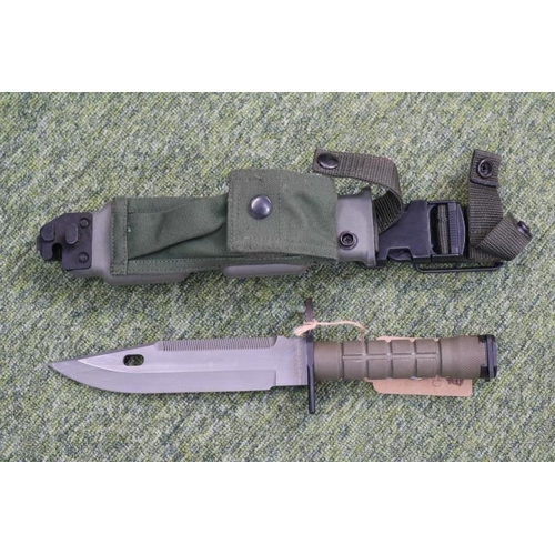 116 - USA M9 Knife Bayonet officially known as the M9 Phrobis III Adopted in 1986