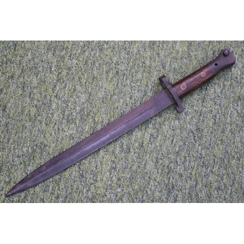 127 - Lee Metford Bayonet with wooden handle  MK III