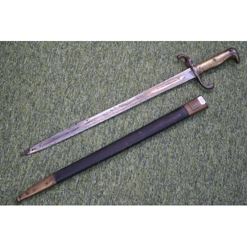 128 - M1871 New Imperial German Wilhelm marked with scabbard