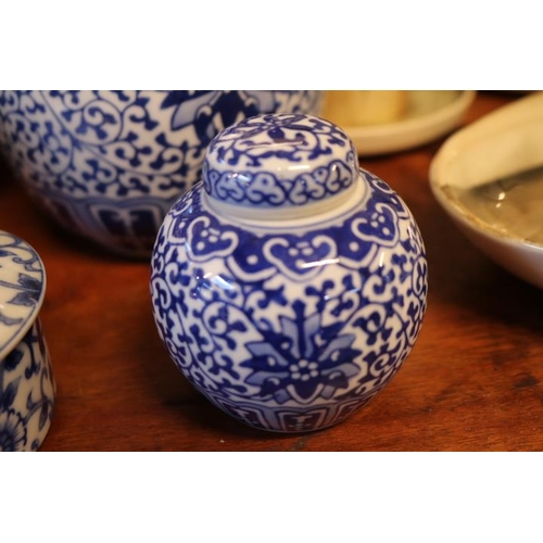 147 - Collection of assorted Chinese and other Blue & White ceramics and bygones