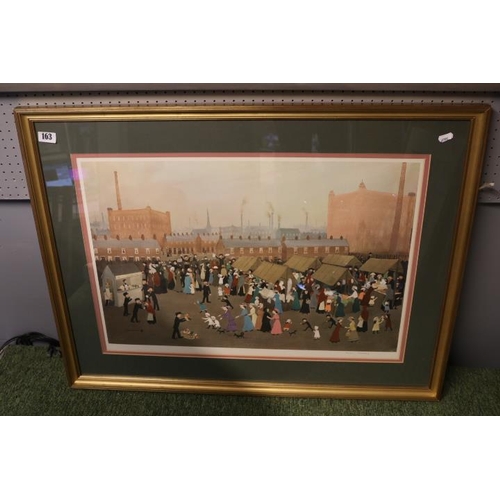 163 - Helen Bradley 1900 - 1979 Hollinwood Market signed in Pencil