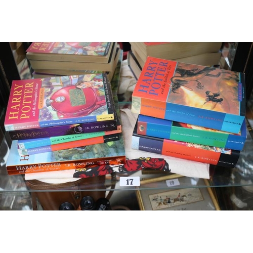 17 - Collection of Harry Pottery by J K Rowling Books to include 6 Paperbacks, Harry Potter and the Death... 