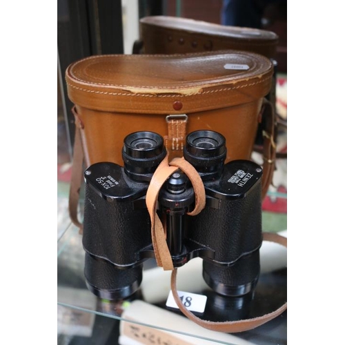 18 - Pair of Zenith Zeiss type 10 x 50 Field Binoculars 61835 in case