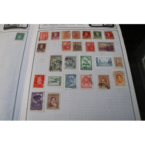 93 - Stanley Gibbons Stamp Album with assorted Mint hinged and Cancelled stamps