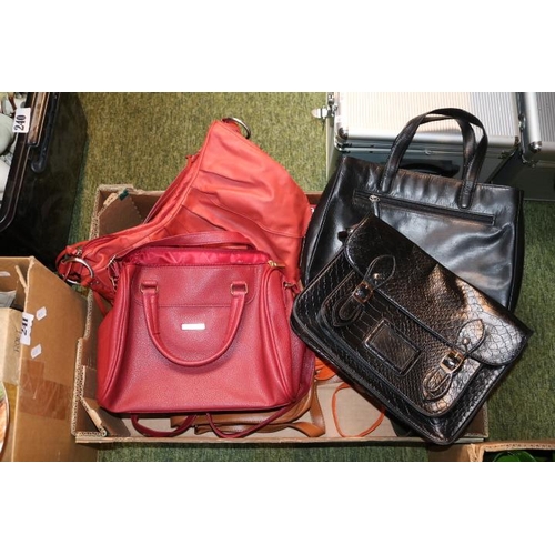 219 - Collection of assorted Handbags to include Natalie Anderson, Tula Leather etc.