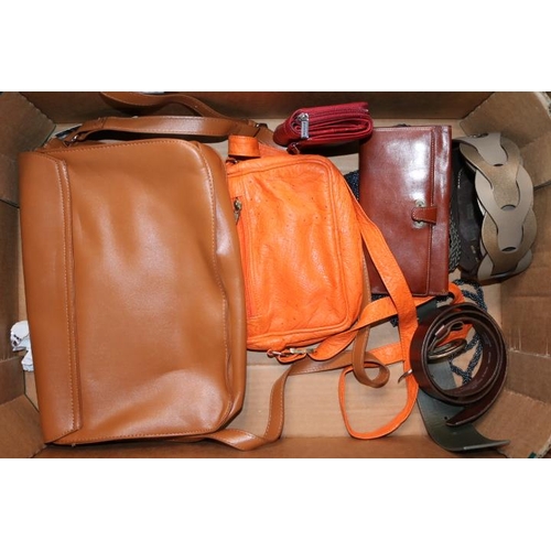 219 - Collection of assorted Handbags to include Natalie Anderson, Tula Leather etc.