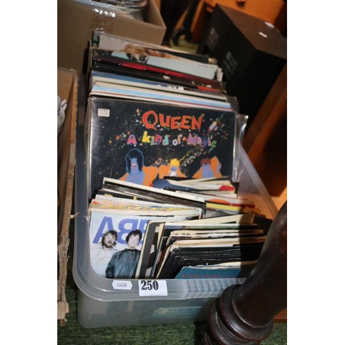 250 - Collection of Vinyl Records to include Queen, Status Quo, ABBA etc