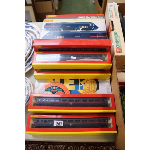 267 - Collection of Hornby OO Gauge Locomotives boxed and a Boxed GNER The White Rose Train Pack