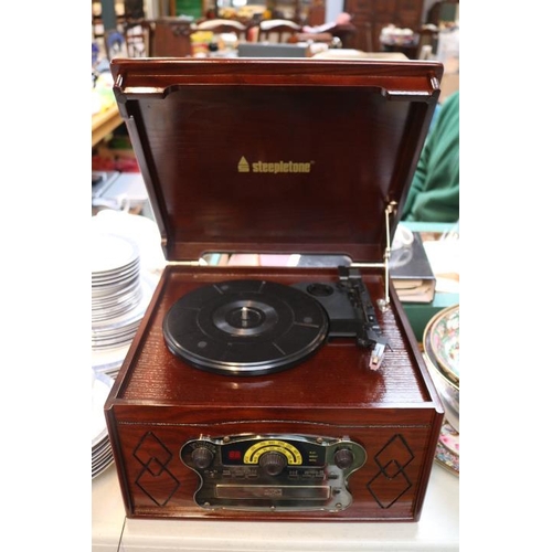 275 - Steepletone Record player/CD player/Radio