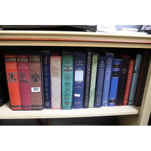 297 - Collection of assorted Folio Books to include A History of England, Anthony Trollope, The Folio book... 