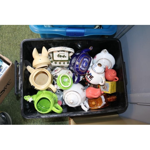 301 - 4 Boxes of assorted Novelty Teapots