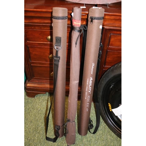 310 - Collection of Fly Fishing Rods to include Shakespeare Agility Rise 8'6 & Snowbee Classic 9ft 6