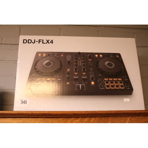 345 - Brand New Boxed Pioneer DDJ-FLX4 mixing deck